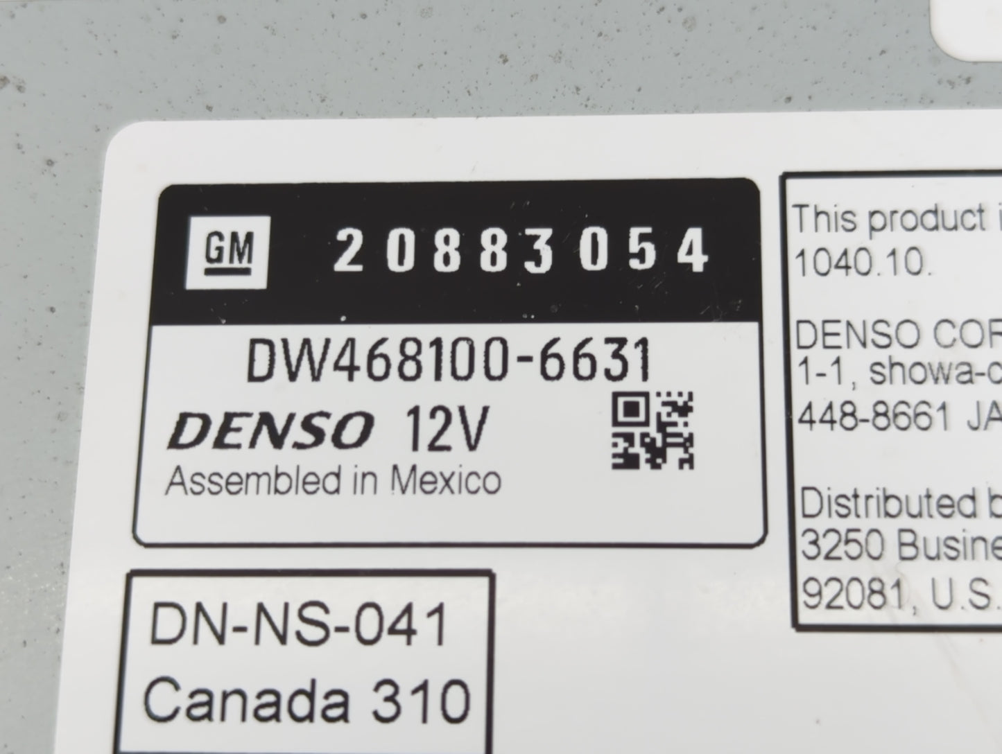 2015-2017 Ford Expedition Radio AM FM Cd Player Receiver Replacement P/N:20883054 FL1T-19C107-CC Fits Fits 2015 2016 2017 OEM Used Auto Parts - Oemusedautoparts1.com