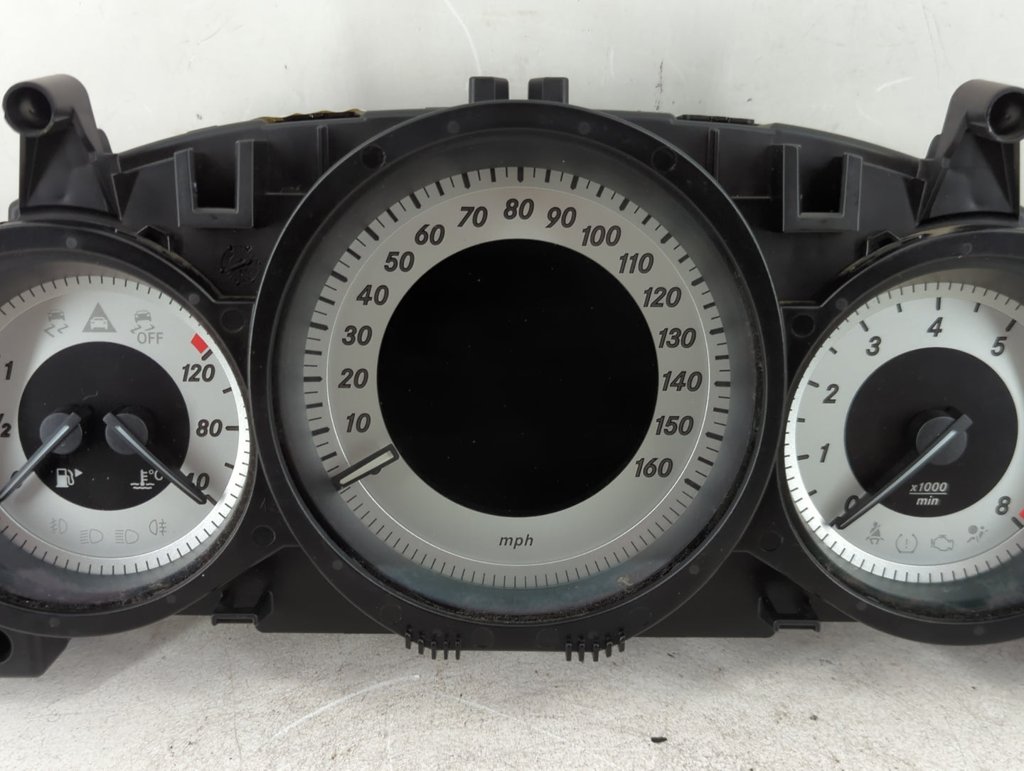 2012 Mercedes-Benz C250 Instrument Cluster Speedometer Gauges P/N:A 204 900 38 08 Fits OEM Used Auto Parts - Oemusedautoparts1.com