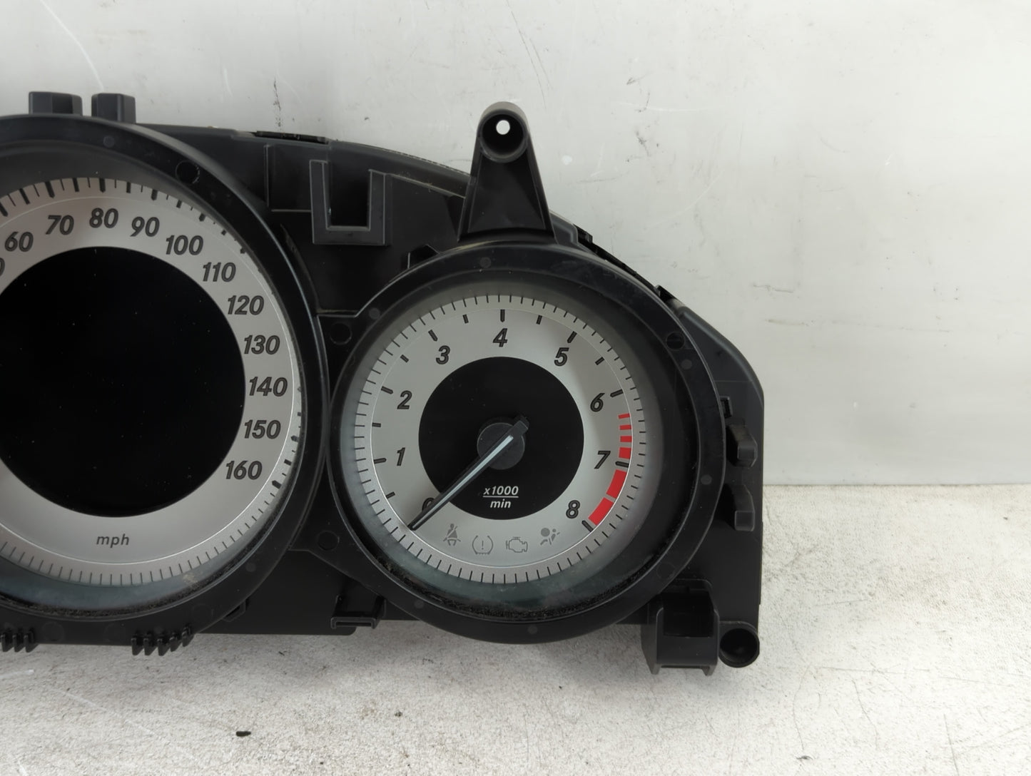 2012 Mercedes-Benz C250 Instrument Cluster Speedometer Gauges P/N:A 204 900 38 08 Fits OEM Used Auto Parts - Oemusedautoparts1.com