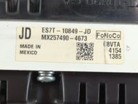 2014 Ford Fusion Instrument Cluster Speedometer Gauges P/N:ES7T-10849-JD ES7T-10849-JC Fits OEM Used Auto Parts - Oemusedautoparts1.com