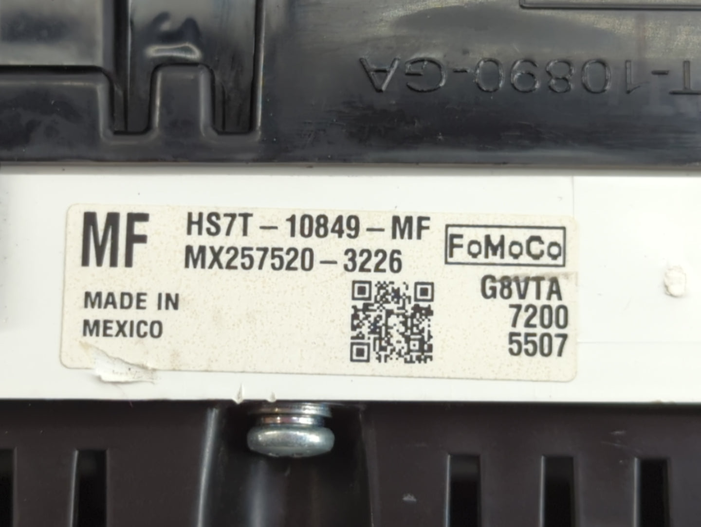 2017 Ford Fusion Instrument Cluster Speedometer Gauges P/N:HS7T-10849-ME HS7T-10849-MF, HS7T-10849-MD Fits OEM Used Auto Parts - Oemusedautoparts1.com