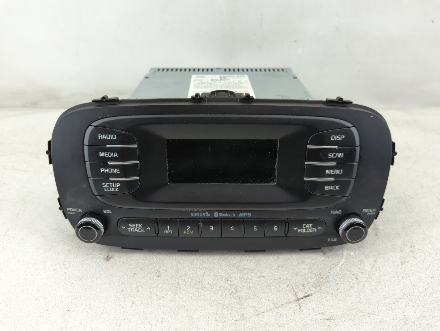 2014-2016 Kia Soul Radio AM FM Cd Player Receiver Replacement P/N:96170-B2090CA Fits Fits 2014 2015 2016 OEM Used Auto Parts - Oemusedautoparts1.com