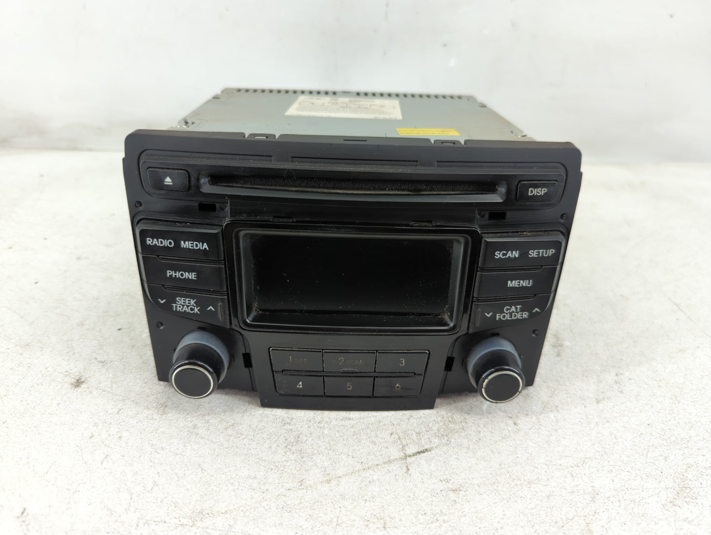 2013-2014 Hyundai Sonata Radio AM FM Cd Player Receiver Replacement P/N:96170-3Q0004X Fits Fits 2013 2014 OEM Used Auto Parts - Oemusedautoparts1.com
