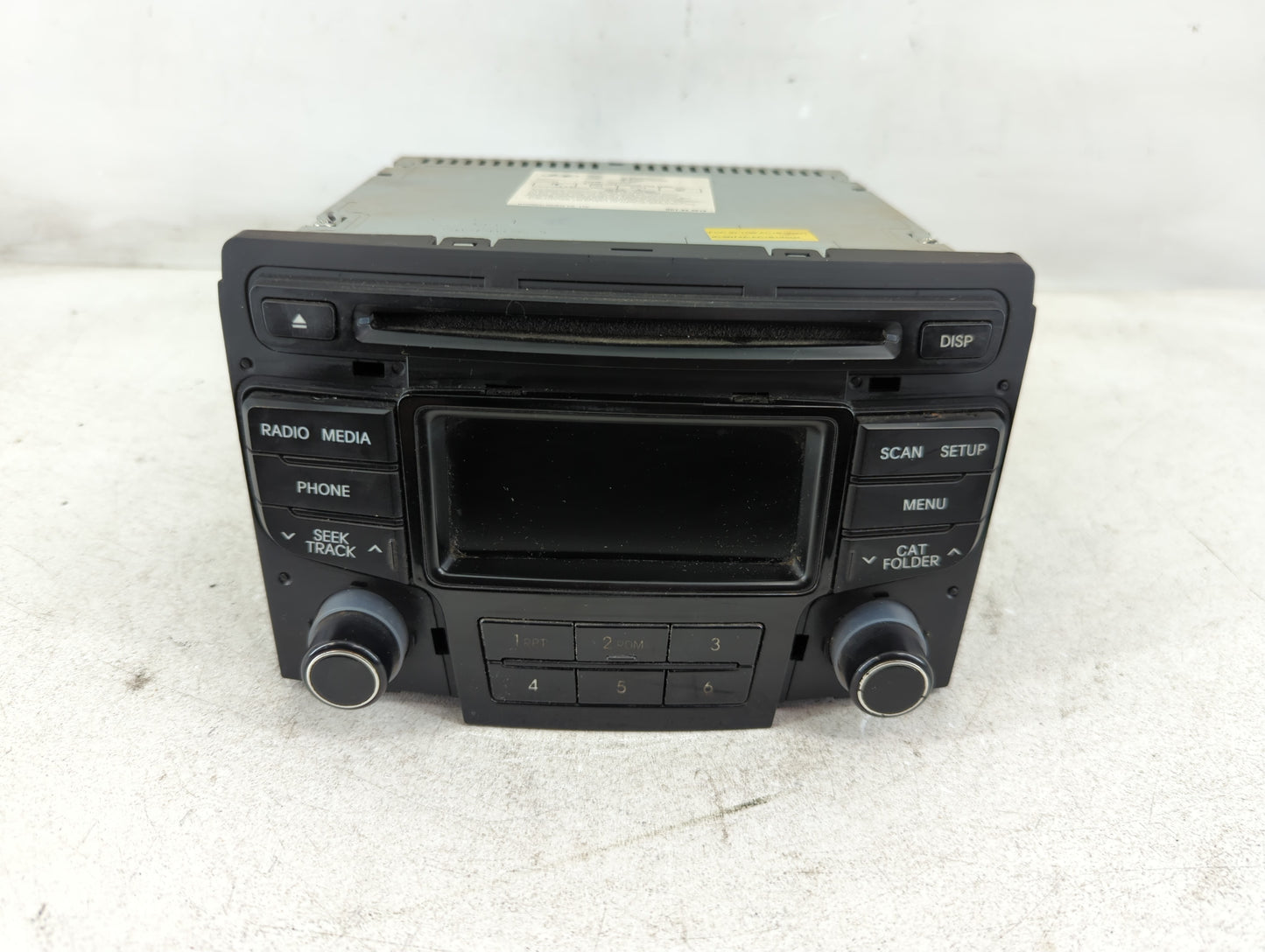 2013-2014 Hyundai Sonata Radio AM FM Cd Player Receiver Replacement P/N:96170-3Q0004X Fits Fits 2013 2014 OEM Used Auto Parts - Oemusedautoparts1.com