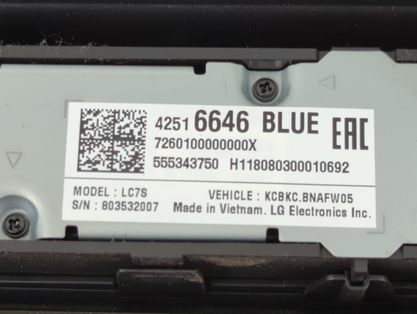 2016-2018 Chevrolet Silverado 2500 Radio AM FM Cd Player Receiver Replacement P/N:42516646 Fits Fits 2016 2017 2018 2019 OEM Used Auto Parts - Oemusedautoparts1.com