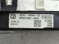 2011-2012 Ford Fusion Instrument Cluster Speedometer Gauges P/N:BE5T-10849-CD Fits Fits 2011 2012 OEM Used Auto Parts - Oemusedautoparts1.com