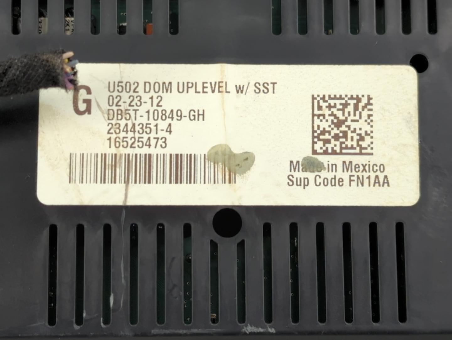 2013 Ford Explorer Instrument Cluster Speedometer Gauges P/N:DB5T-10849-GH Fits OEM Used Auto Parts - Oemusedautoparts1.com