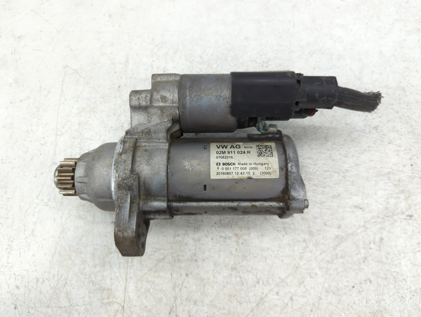 2014-2020 Volkswagen Passat Car Starter Motor Solenoid OEM P/N:02M 911 024 R Fits OEM Used Auto Parts