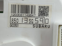 2017 Subaru Forester Instrument Cluster Speedometer Gauges P/N:85013SG590 Fits OEM Used Auto Parts - Oemusedautoparts1.com