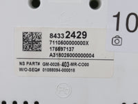 2017-2020 Chevrolet Impala Instrument Cluster Speedometer Gauges P/N:84332429 Fits Fits 2017 2018 2019 2020 OEM Used Auto Parts