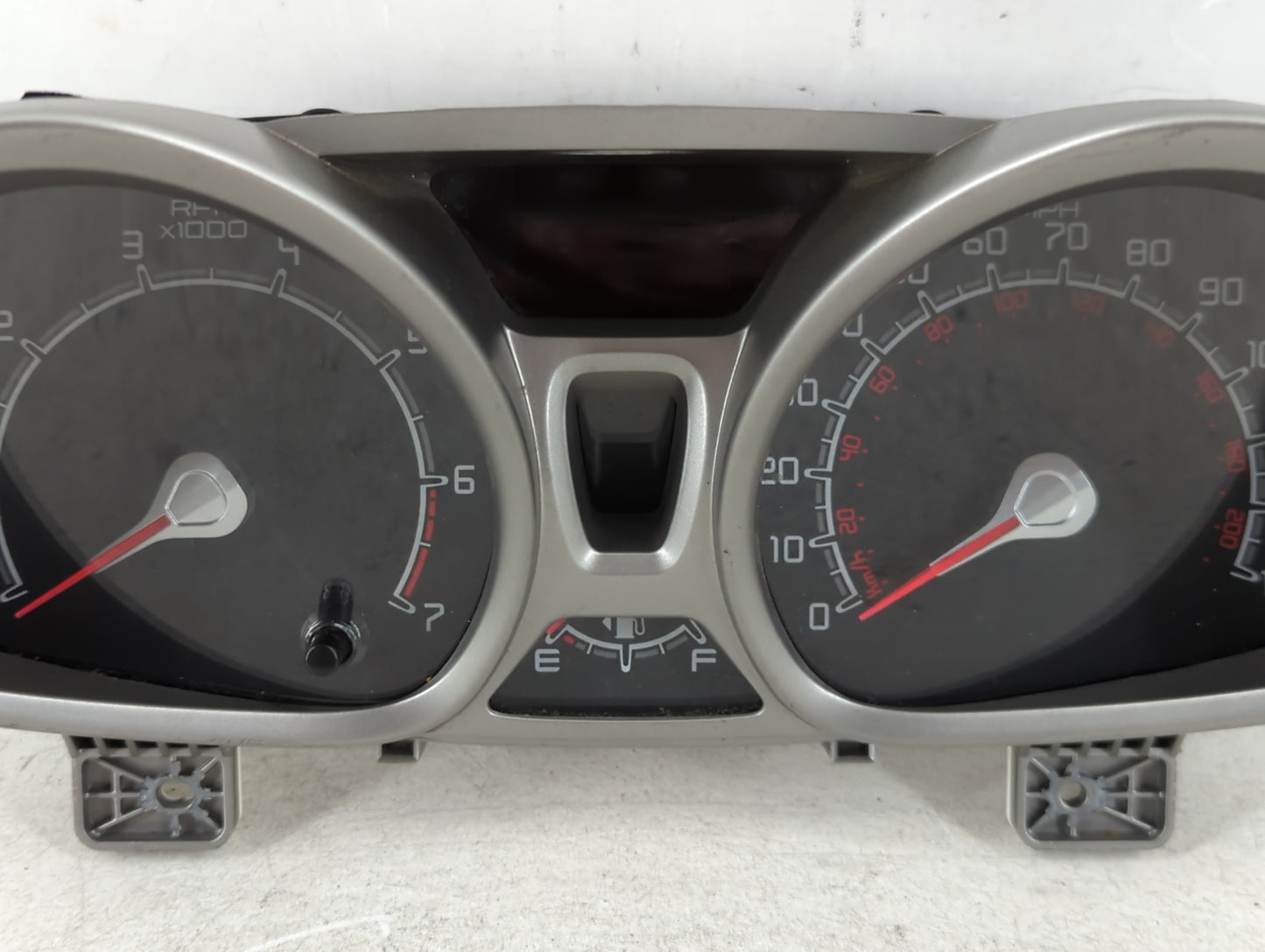 2013 Ford Fiesta Instrument Cluster Speedometer Gauges P/N:DE8T-10849-BA DE8T-10849-CC Fits OEM Used Auto Parts - Oemusedautoparts1.com