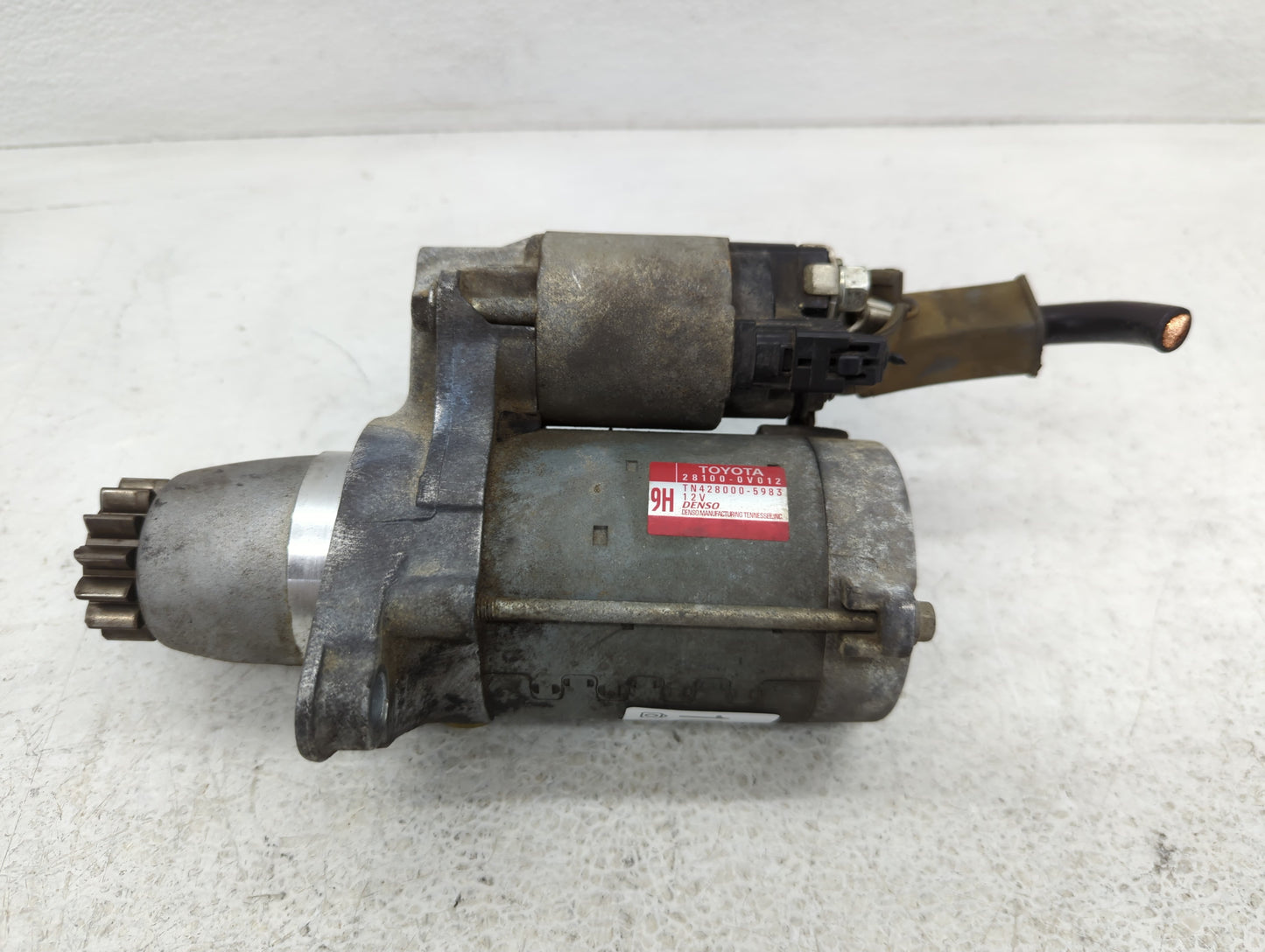 2010-2011 Toyota Camry Car Starter Motor Solenoid OEM P/N:TN428000-5983 28100-0V012 Fits OEM Used Auto Parts - Oemusedautoparts1.com