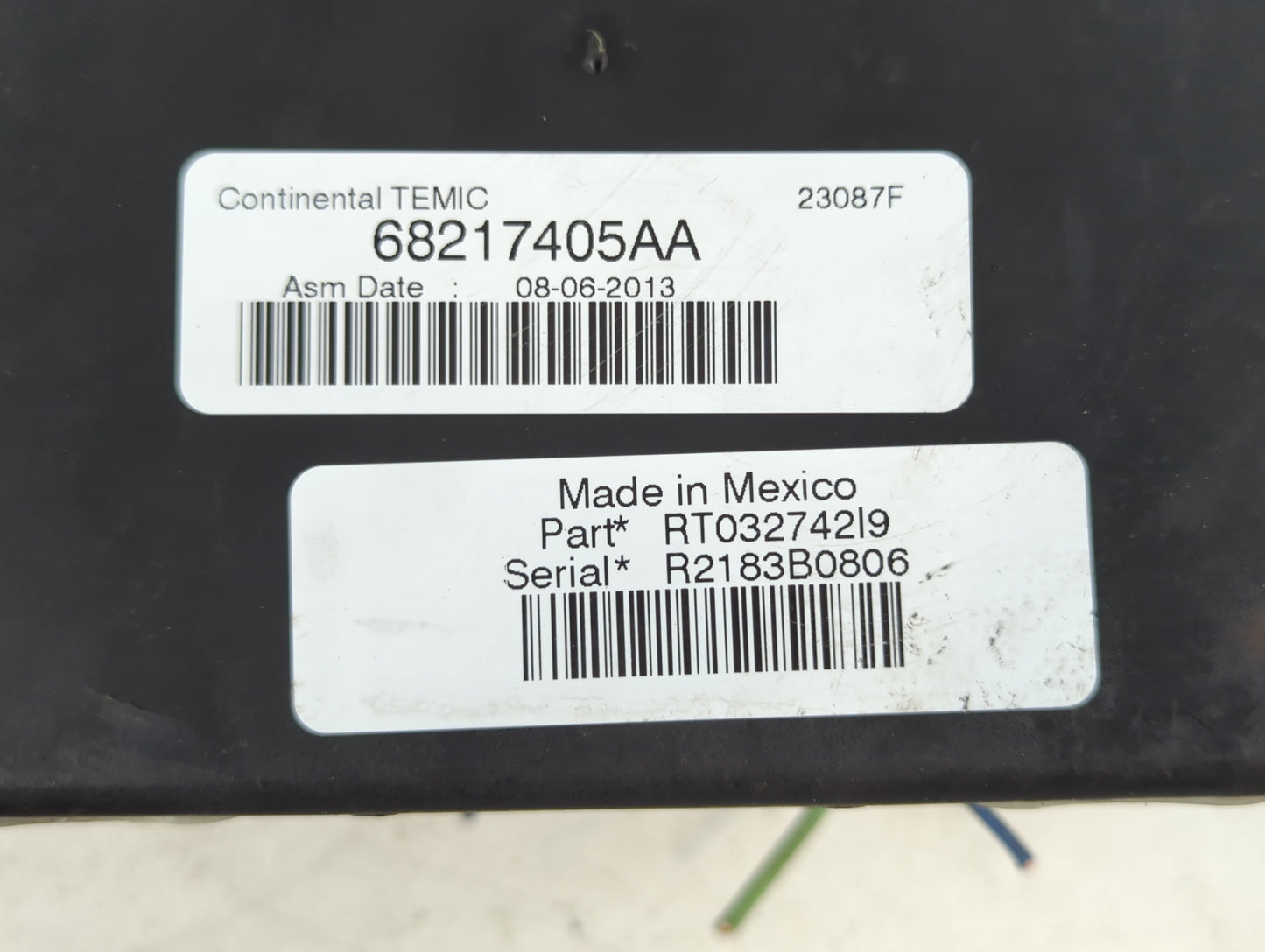 Dodge Caravan Fusebox Fuse Box Relay Module Tipm 68217405aa