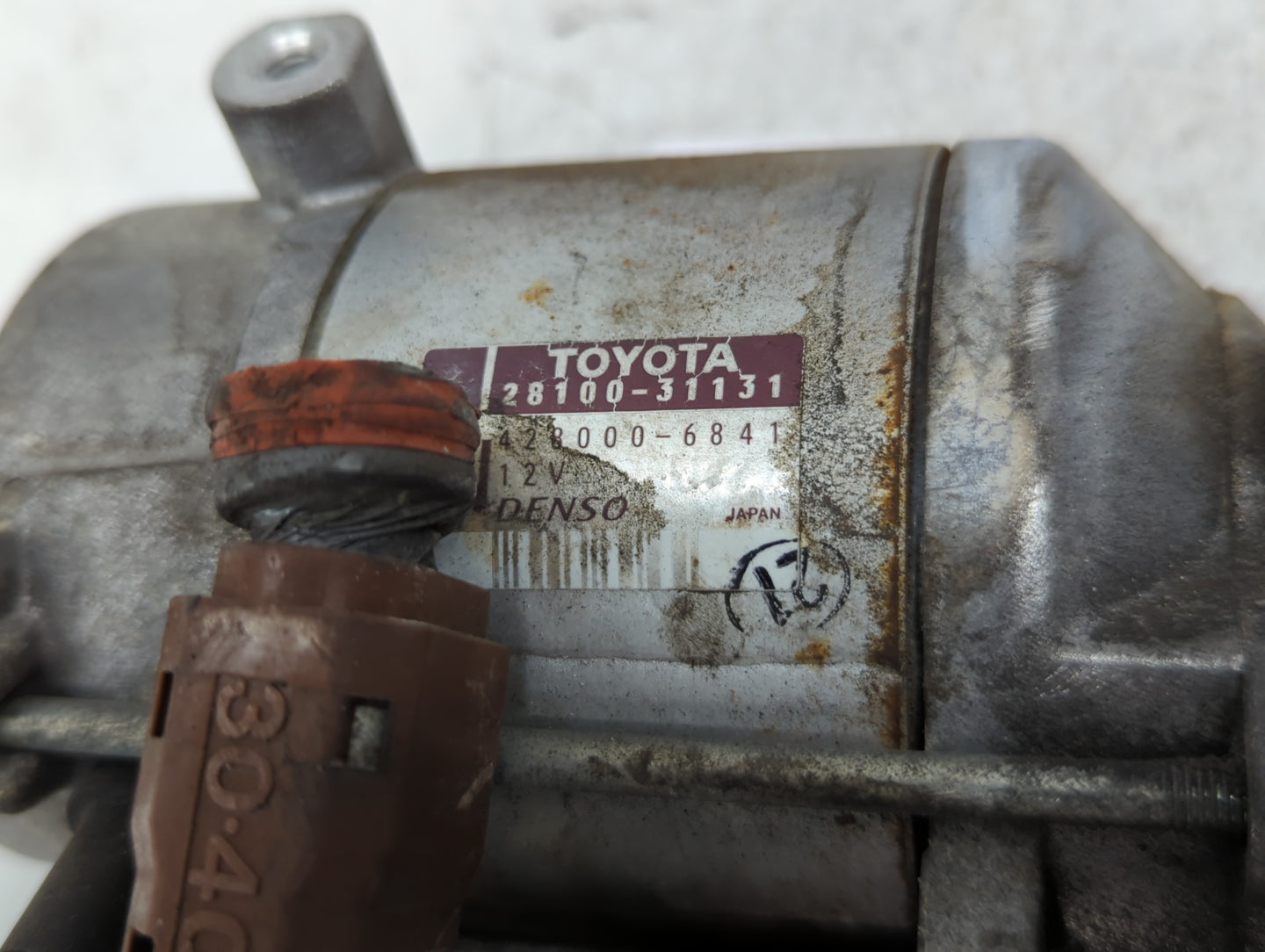 2011-2014 Toyota Tundra Car Starter Motor Solenoid OEM P/N:428000-6841 28100-31131 Fits OEM Used Auto Parts - Oemusedautoparts1.com
