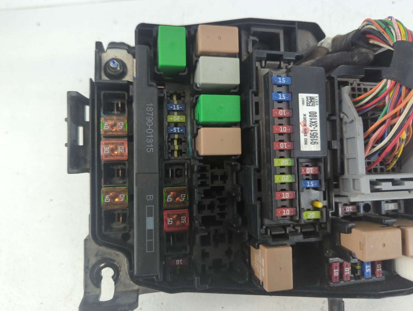 2013-2017 Honda Accord Fusebox Fuse Box Panel Relay Module P/N:91951-3X710 03FA1227 Fits Fits 2013 2014 2015 2016 2017 OEM Used Auto Parts