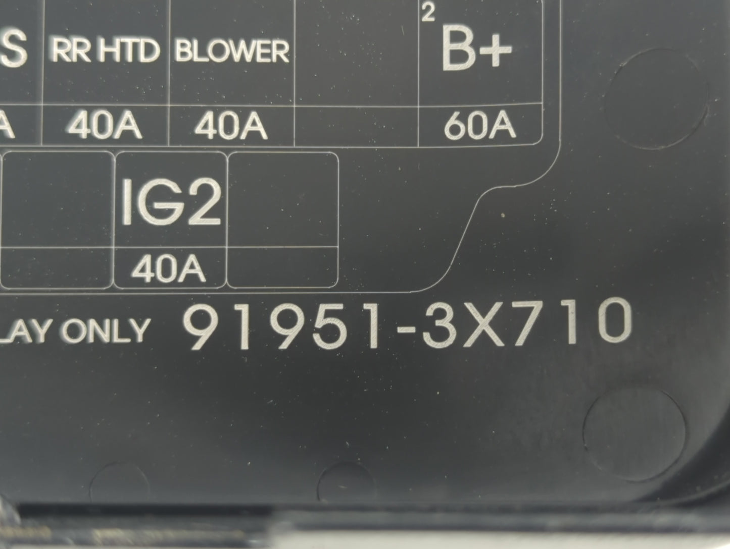 2013-2017 Honda Accord Fusebox Fuse Box Panel Relay Module P/N:91951-3X710 03FA1227 Fits Fits 2013 2014 2015 2016 2017 OEM Used Auto Parts