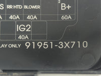 2013-2017 Honda Accord Fusebox Fuse Box Panel Relay Module P/N:91951-3X710 03FA1227 Fits Fits 2013 2014 2015 2016 2017 OEM Used Auto Parts
