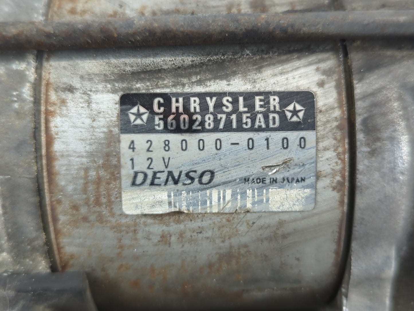 2003-2005 Dodge Ram 1500 Car Starter Motor Solenoid OEM P/N:428000-0100 56028715AD Fits Fits 2003 2004 2005 OEM Used Auto Parts