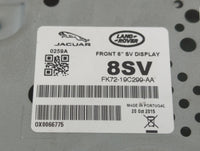 2016-2018 Jaguar Xf Radio AM FM Cd Player Receiver Replacement P/N:FK72-19C299-AA Fits Fits 2016 2017 2018 OEM Used Auto Parts