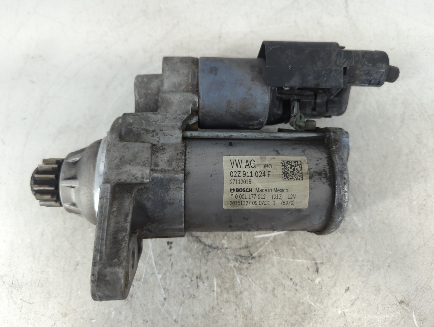 2015-2021 Volkswagen Jetta Car Starter Motor Solenoid OEM P/N:02Z 911 024 F Fits Fits 2015 2016 2017 2018 2019 2020 2021 OEM Used Auto Parts - Oemusedautoparts1.com