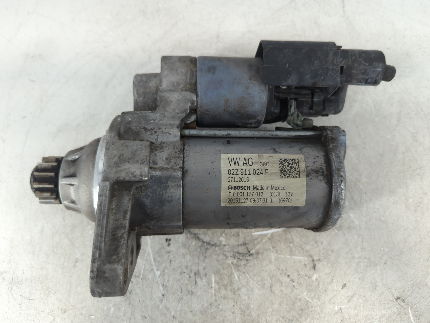 2015-2021 Volkswagen Jetta Car Starter Motor Solenoid OEM P/N:02Z 911 024 F Fits Fits 2015 2016 2017 2018 2019 2020 2021 OEM Used Auto Parts - Oemusedautoparts1.com