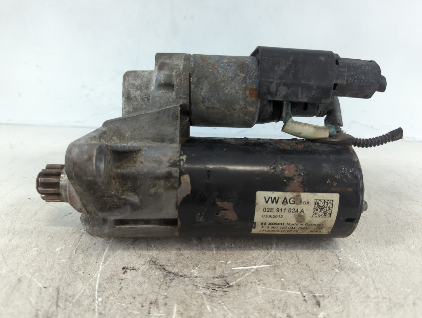 2009-2016 Volkswagen Jetta Car Starter Motor Solenoid OEM P/N:02E 911 024 A Fits Fits 2009 2010 2011 2012 2013 2014 2015 2016 OEM Used Auto Parts - Oemusedautoparts1.com