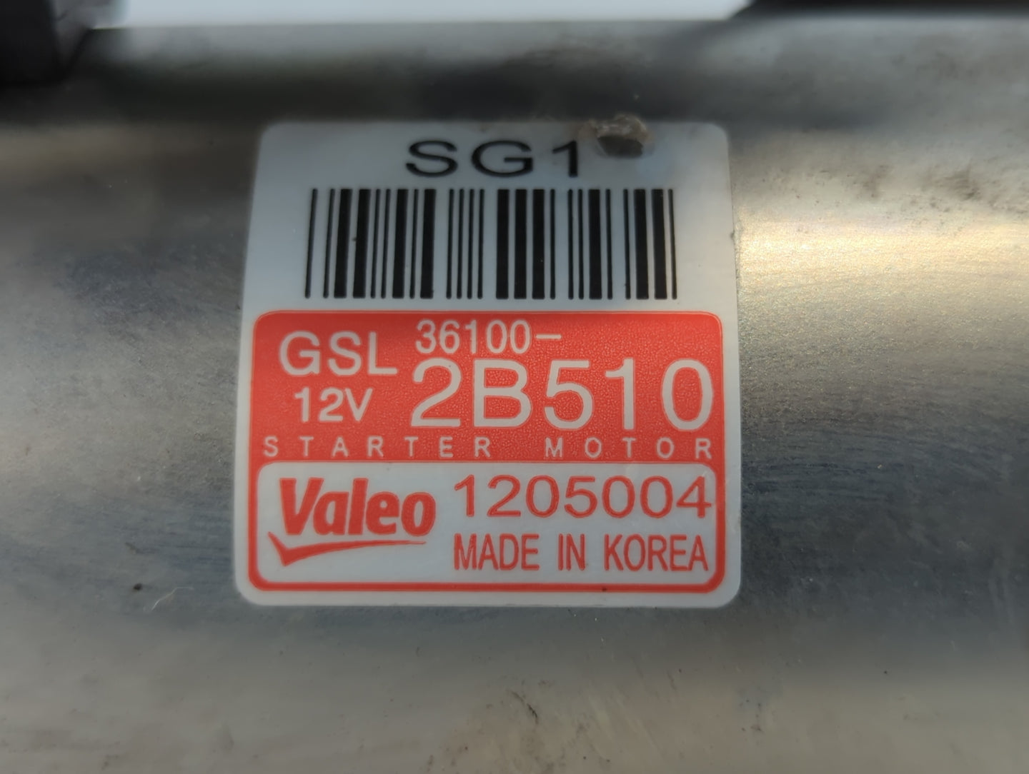 2012-2020 Hyundai Veloster Car Starter Motor Solenoid OEM P/N:36100-2B510 Fits OEM Used Auto Parts - Oemusedautoparts1.com