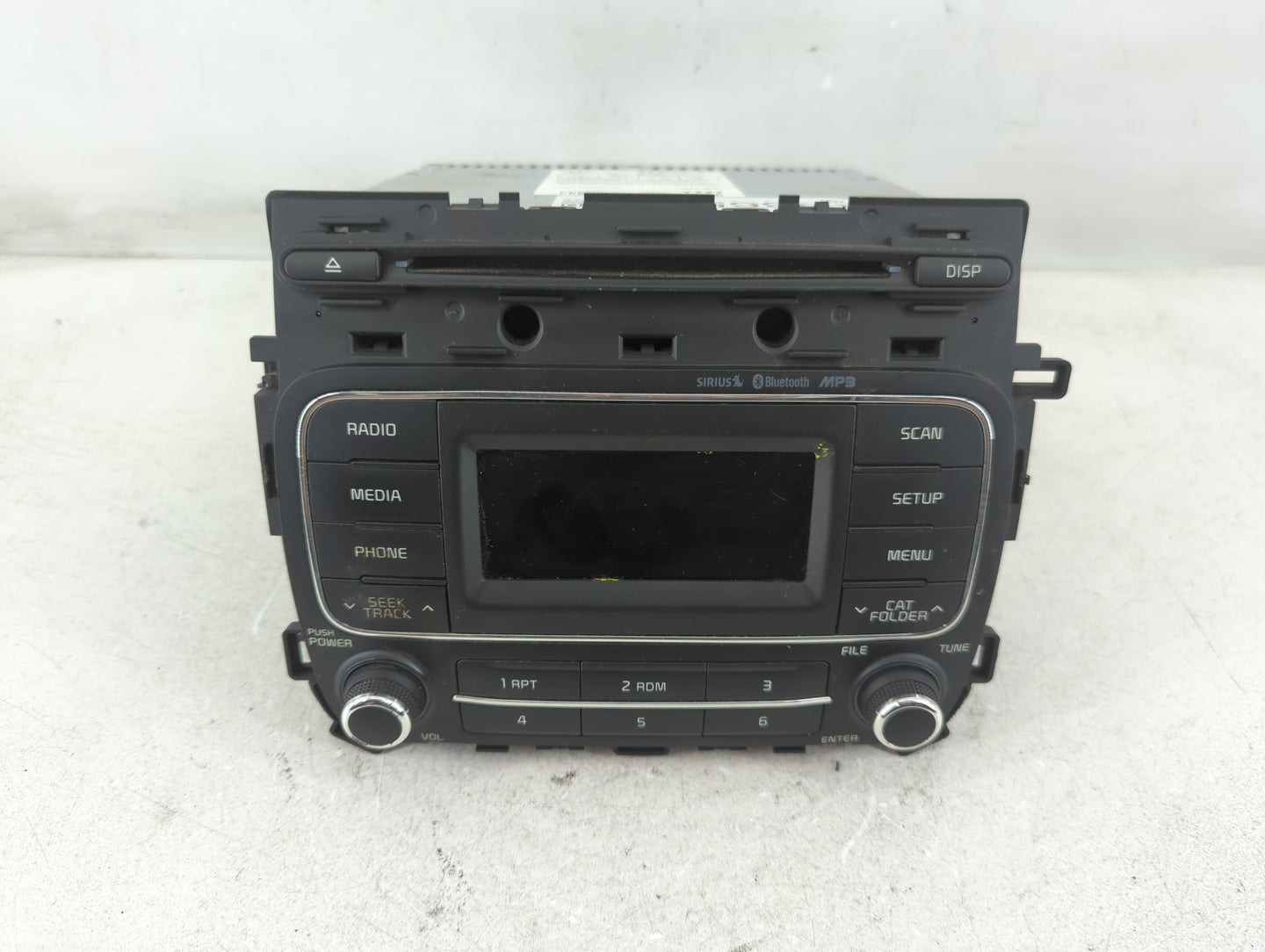 2014-2016 Kia Forte Radio AM FM Cd Player Receiver Replacement P/N:96170-A7771WK Fits Fits 2014 2015 2016 OEM Used Auto Parts - Oemusedautoparts1.com