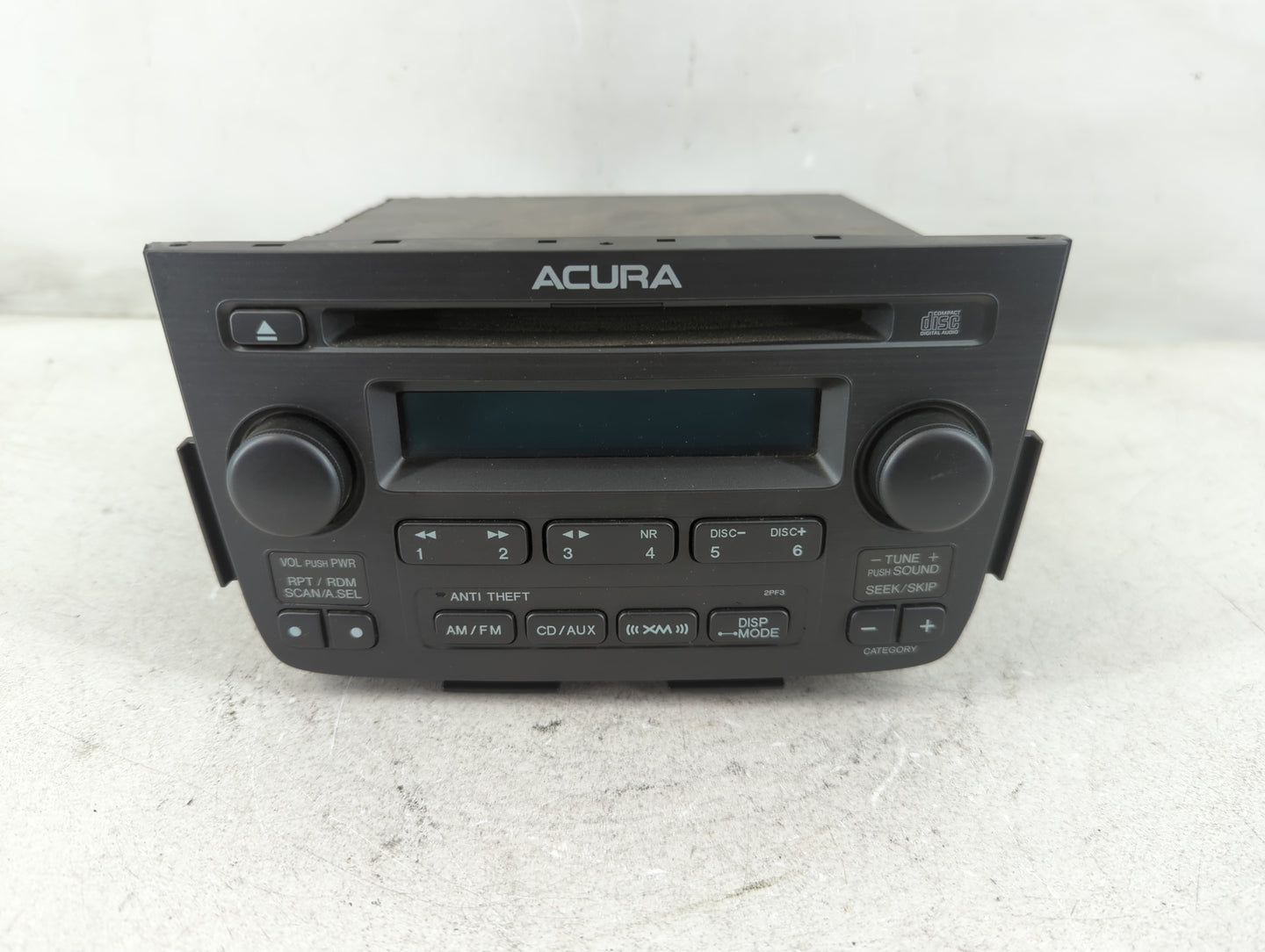 2005-2006 Acura Mdx Radio AM FM Cd Player Receiver Replacement P/N:39101-S3V-A070-M1 39100-S3V-A350 Fits Fits 2005 2006 OEM Used Auto Parts - Oemusedautoparts1.com