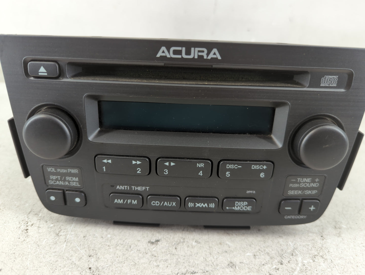 2005-2006 Acura Mdx Radio AM FM Cd Player Receiver Replacement P/N:39101-S3V-A070-M1 39100-S3V-A350 Fits Fits 2005 2006 OEM Used Auto Parts - Oemusedautoparts1.com