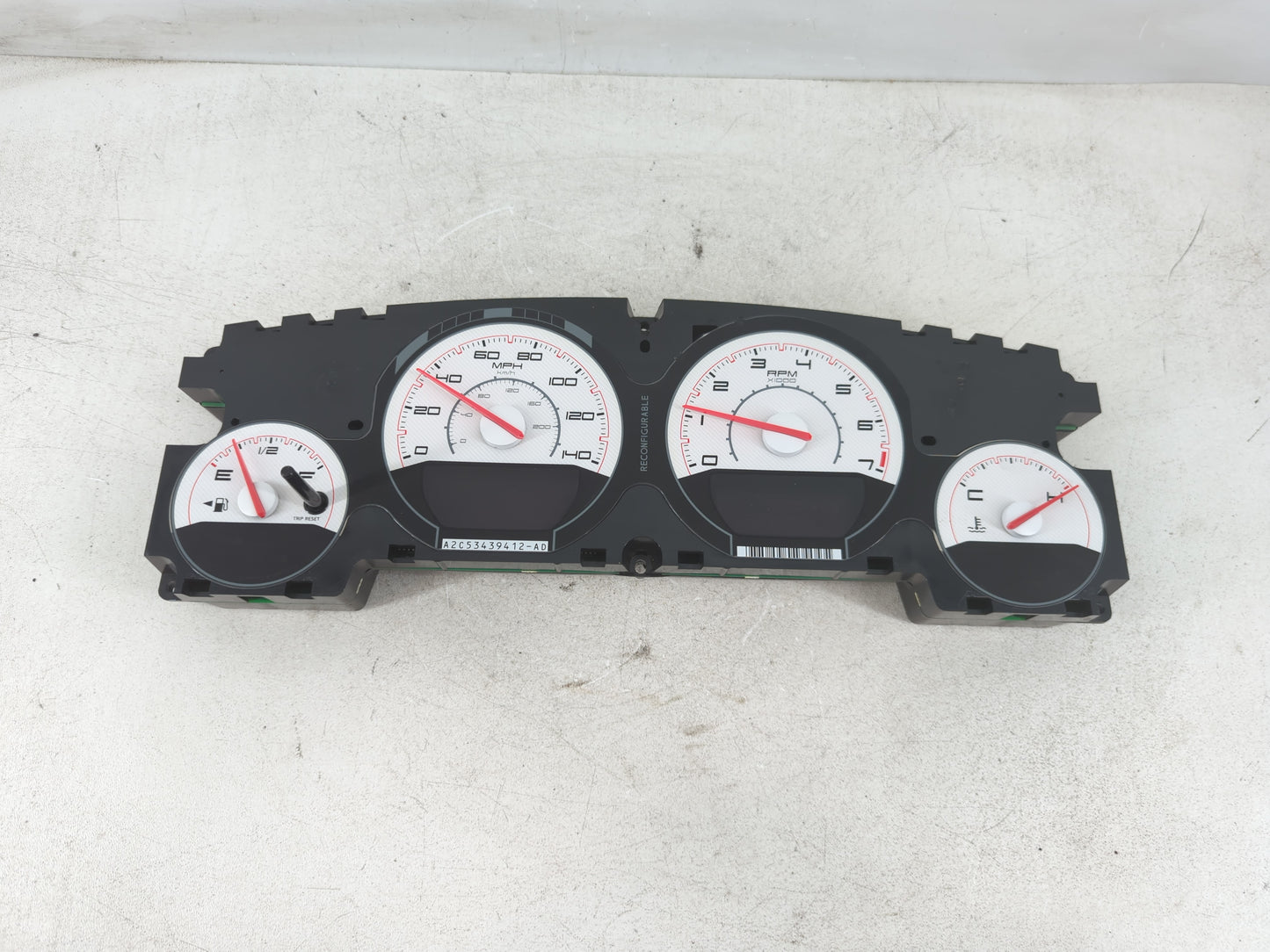2011 Dodge Challenger Instrument Cluster Speedometer Gauges P/N:P56046265AF Fits OEM Used Auto Parts
