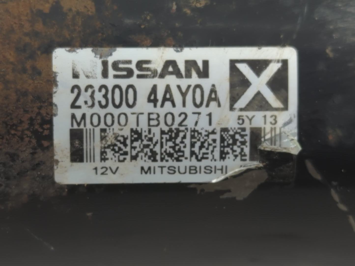 2015-2017 Nissan Quest Car Starter Motor Solenoid OEM P/N:23300 4AY0A Fits Fits 2015 2016 2017 OEM Used Auto Parts