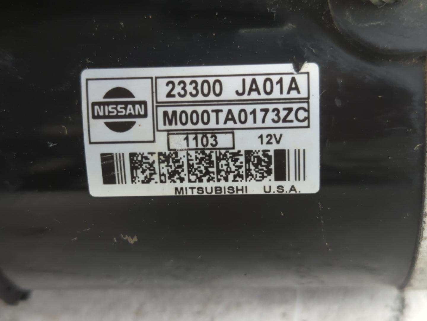 2007-2013 Nissan Altima Car Starter Motor Solenoid OEM P/N:23300 JA01A Fits Fits 2007 2008 2009 2010 2011 2012 2013 OEM Used Auto Parts - Oemusedautoparts1.com