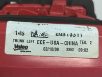 2009-2011 Audi A6 Tail Light Assembly Driver Left OEM P/N:89319311 Fits Fits 2009 2010 2011 OEM Used Auto Parts