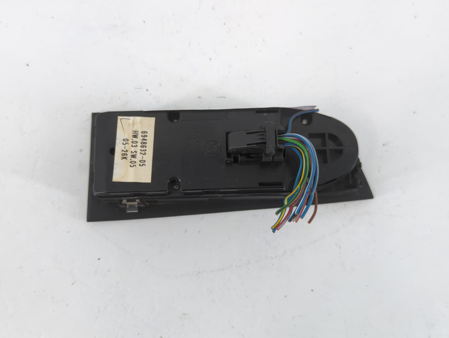 2006 Bmw 325i Master Power Window Switch Replacement Driver Side Left P/N:6948632-05 Fits Fits 2007 2008 2009 2010 2011 2012 OEM Used Auto Parts