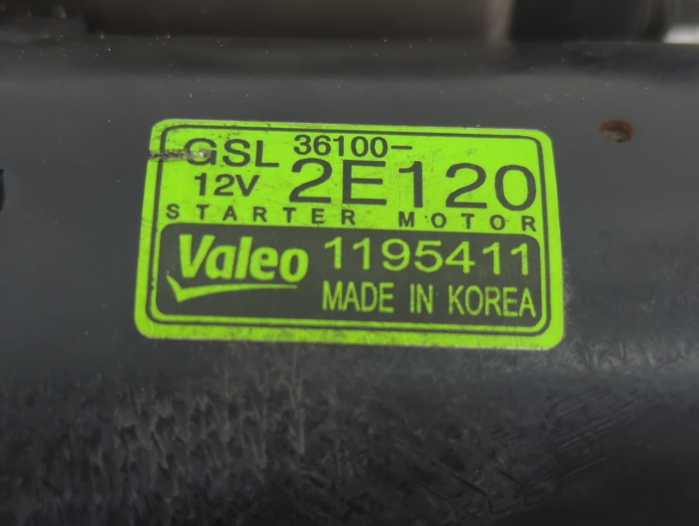 2012-2013 Kia Soul Car Starter Motor Solenoid OEM P/N:36100-2E120 Fits Fits 2012 2013 2014 2015 2016 OEM Used Auto Parts - Oemusedautoparts1.com