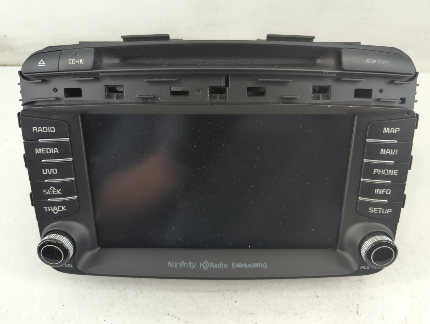 2016-2018 Kia Sorento Radio AM FM Cd Player Receiver Replacement P/N:96560-C6001WK Fits Fits 2016 2017 2018 OEM Used Auto Parts - Oemusedautoparts1.com