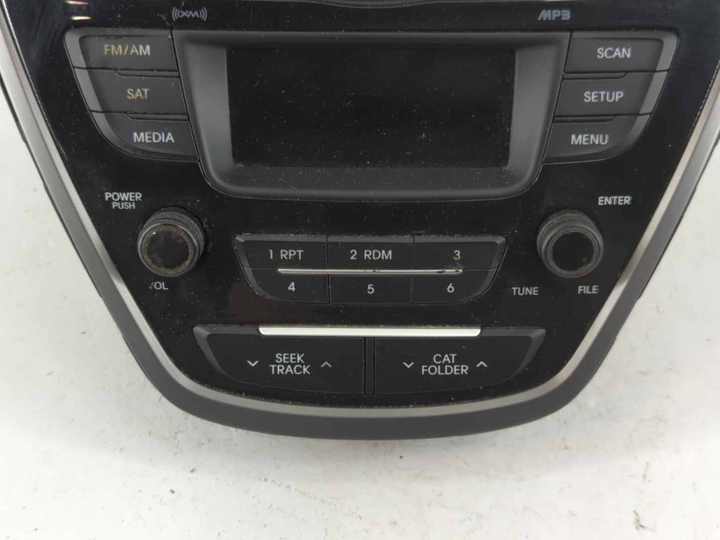 2014-2016 Hyundai Elantra Radio AM FM Cd Player Receiver Replacement P/N:96170-3X156GU Fits Fits 2014 2015 2016 OEM Used Auto Parts - Oemusedautoparts1.com