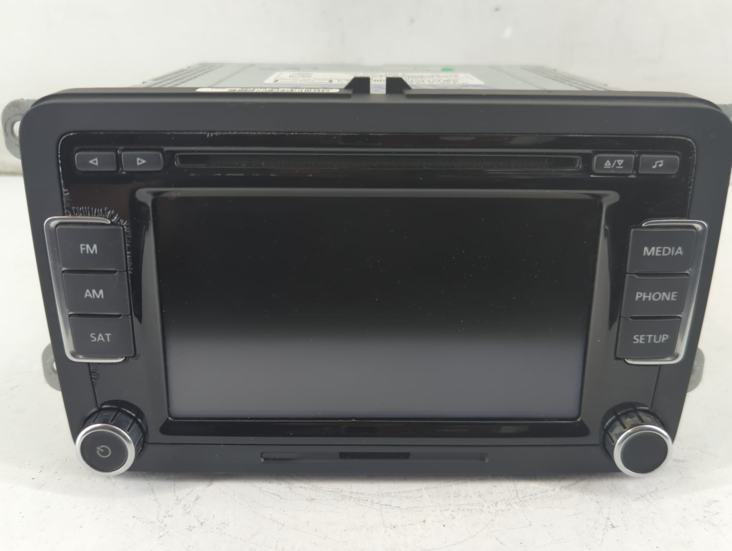 2013-2014 Volkswagen Passat Radio AM FM Cd Player Receiver Replacement P/N:1K0 035 188 F Fits Fits 2013 2014 OEM Used Auto Parts - Oemusedautoparts1.com