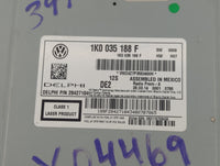 2013-2014 Volkswagen Passat Radio AM FM Cd Player Receiver Replacement P/N:1K0 035 188 F Fits Fits 2013 2014 OEM Used Auto Parts - Oemusedautoparts1.com