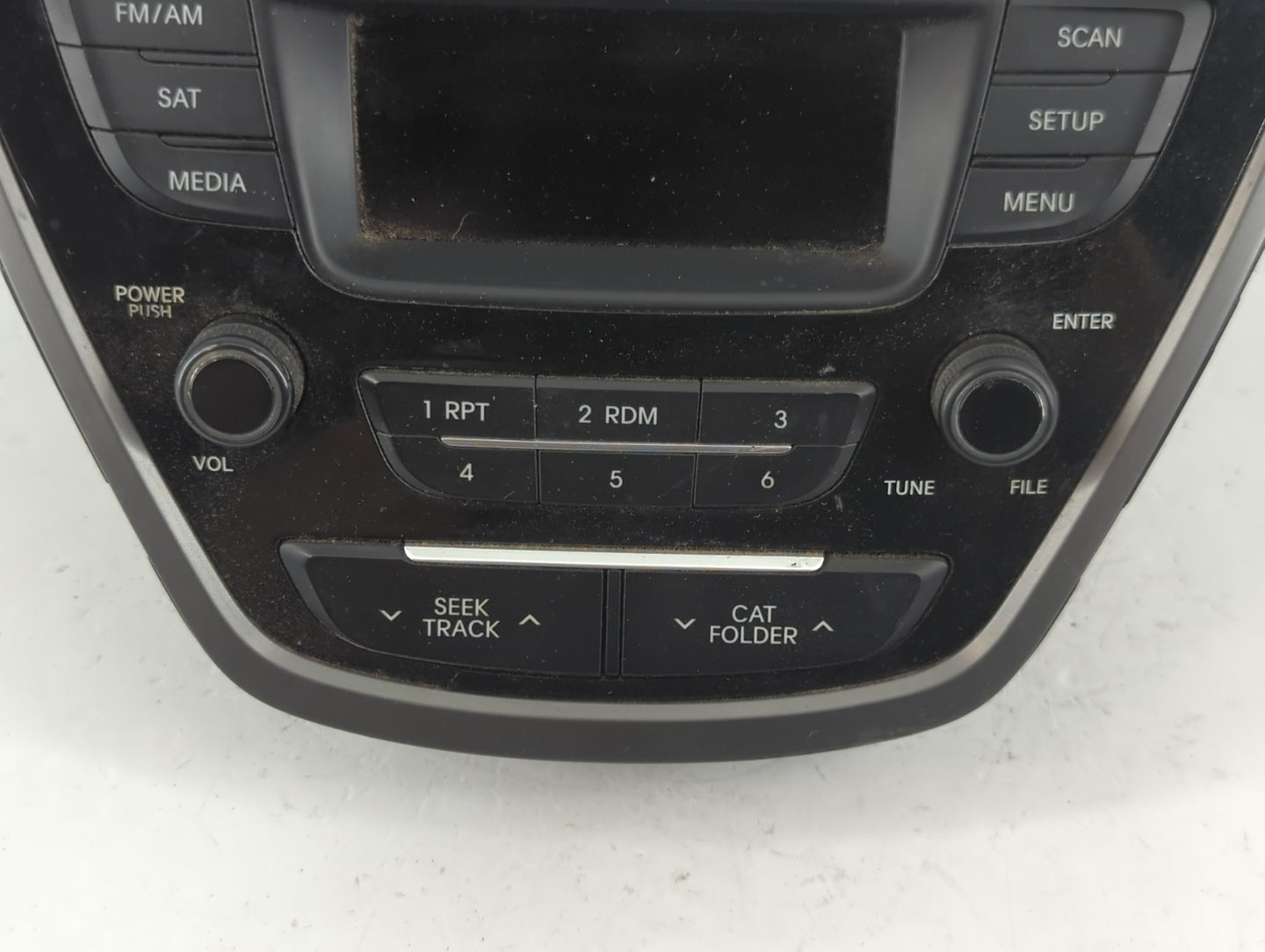 2014-2016 Hyundai Elantra Radio AM FM Cd Player Receiver Replacement P/N:96170-3X156GU Fits Fits 2014 2015 2016 OEM Used Auto Parts - Oemusedautoparts1.com