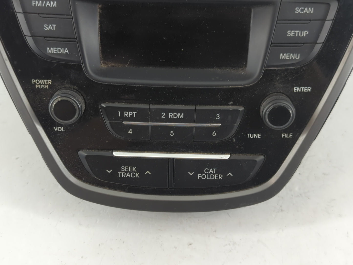 2014-2016 Hyundai Elantra Radio AM FM Cd Player Receiver Replacement P/N:96170-3X156GU Fits Fits 2014 2015 2016 OEM Used Auto Parts - Oemusedautoparts1.com