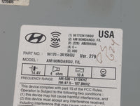 2014-2016 Hyundai Elantra Radio AM FM Cd Player Receiver Replacement P/N:96170-3X156GU Fits Fits 2014 2015 2016 OEM Used Auto Parts - Oemusedautoparts1.com