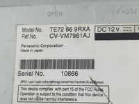2009-2010 Mazda Cx-9 Radio AM FM Cd Player Receiver Replacement P/N:TE72 66 9RXA Fits Fits 2009 2010 OEM Used Auto Parts