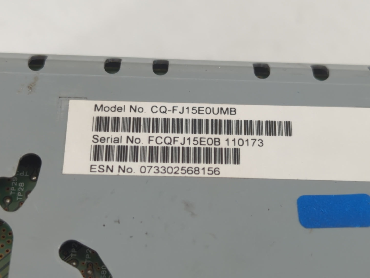 2017-2018 Lincoln Mkc Radio AM FM Cd Player Receiver Replacement Fits Fits 2017 2018 OEM Used Auto Parts - Oemusedautoparts1.com
