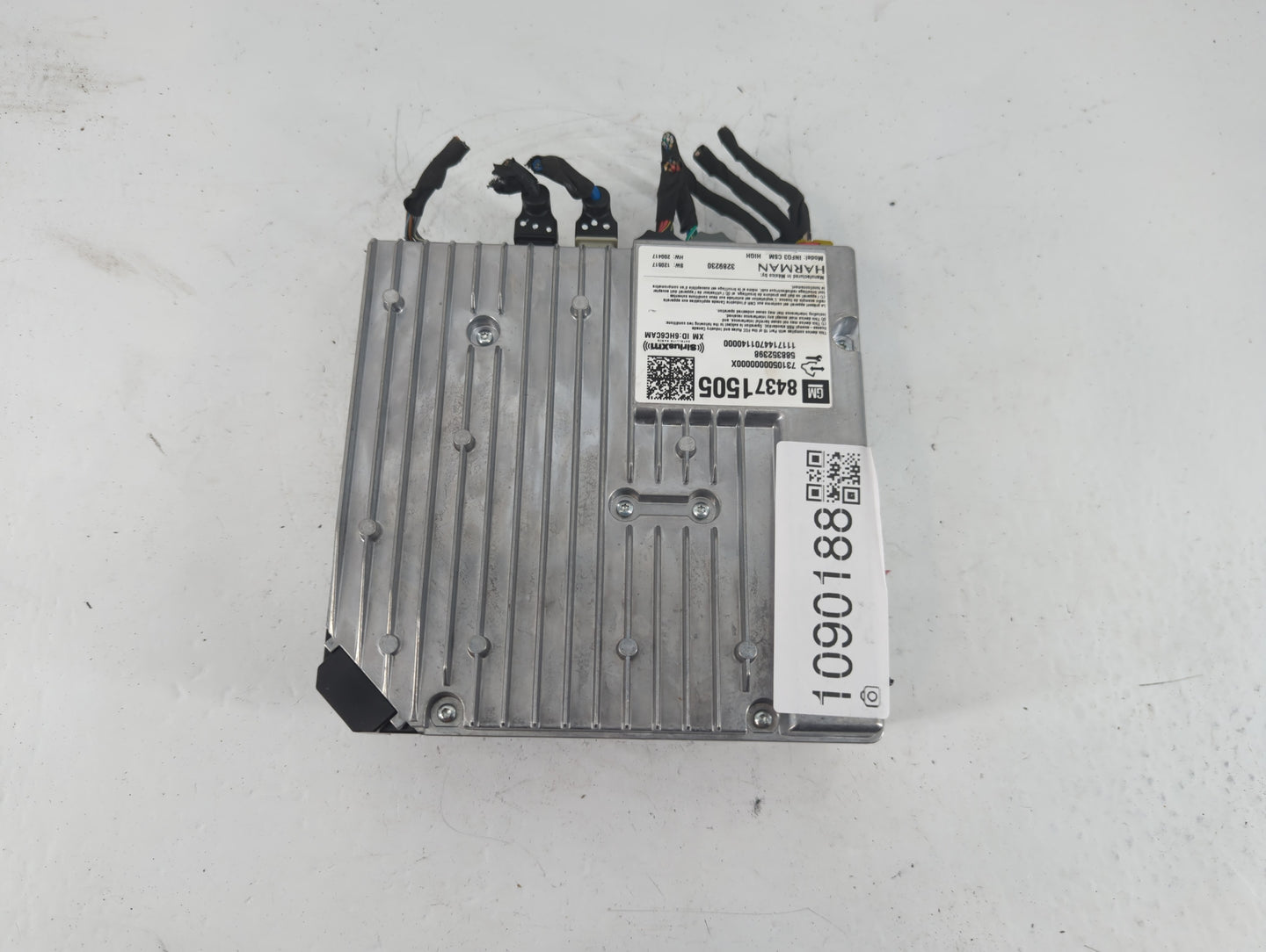 2018 Cadillac Ats Radio AM FM Cd Player Receiver Replacement P/N:84371505 Fits OEM Used Auto Parts - Oemusedautoparts1.com