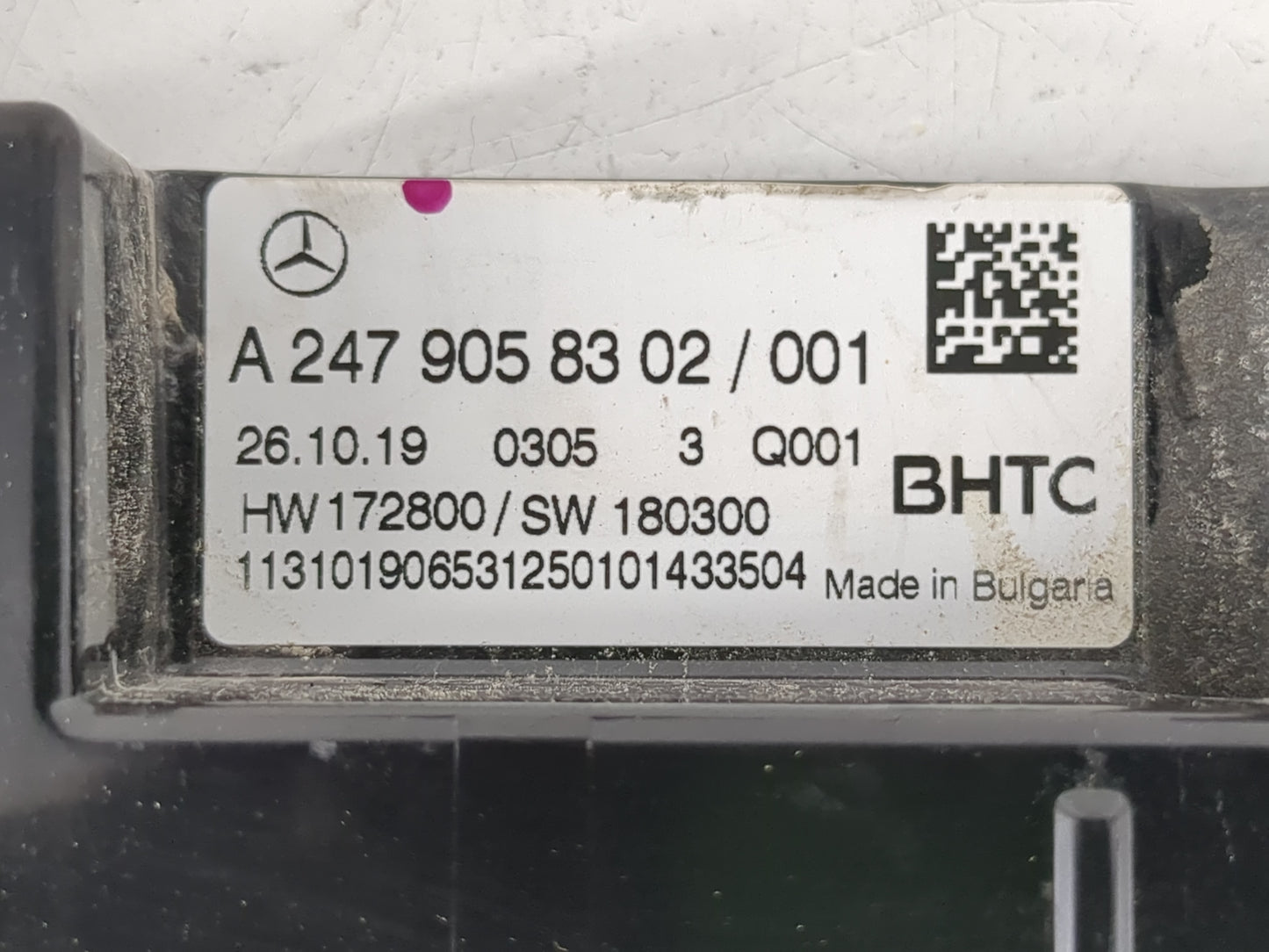 2020-2021 Mercedes-Benz Cla250 Climate Control Module Temperature AC/Heater Replacement P/N:A 247 905 83 02 Fits Fits 2020 2021 OEM Used Auto Parts