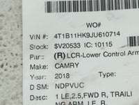 2018-2022 Toyota Camry Spare Donut Tire Wheel Rim Oem