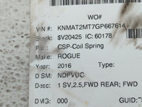 2010-2020 Nissan Rogue Spare Donut Tire Wheel Rim Oem