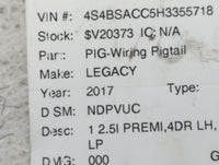 2015-2018 Subaru Legacy Spare Donut Tire Wheel Rim Oem